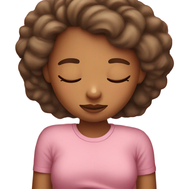 Sleeping girl emoji