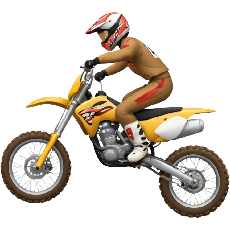 Faire une Roue arrière en moto cross emoji
