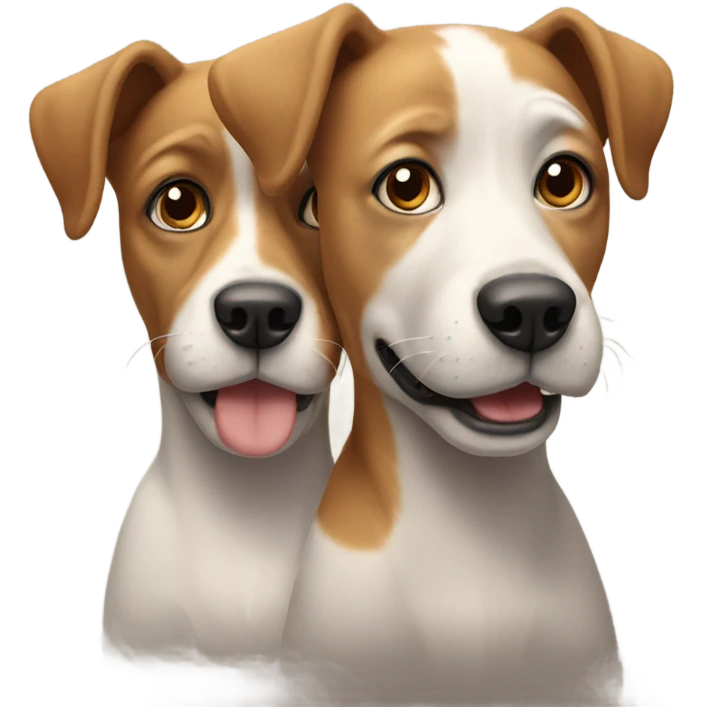 2 dogs  emoji