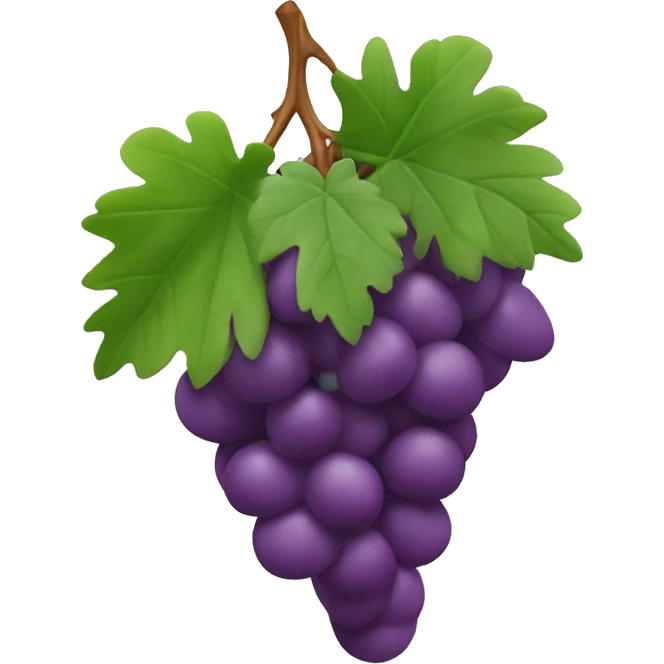 3D Grapes emoji  emoji