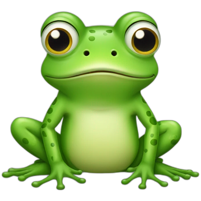 frog happy emoji