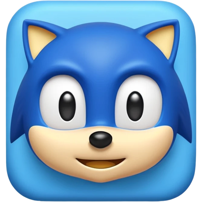 blue square sonic emoji