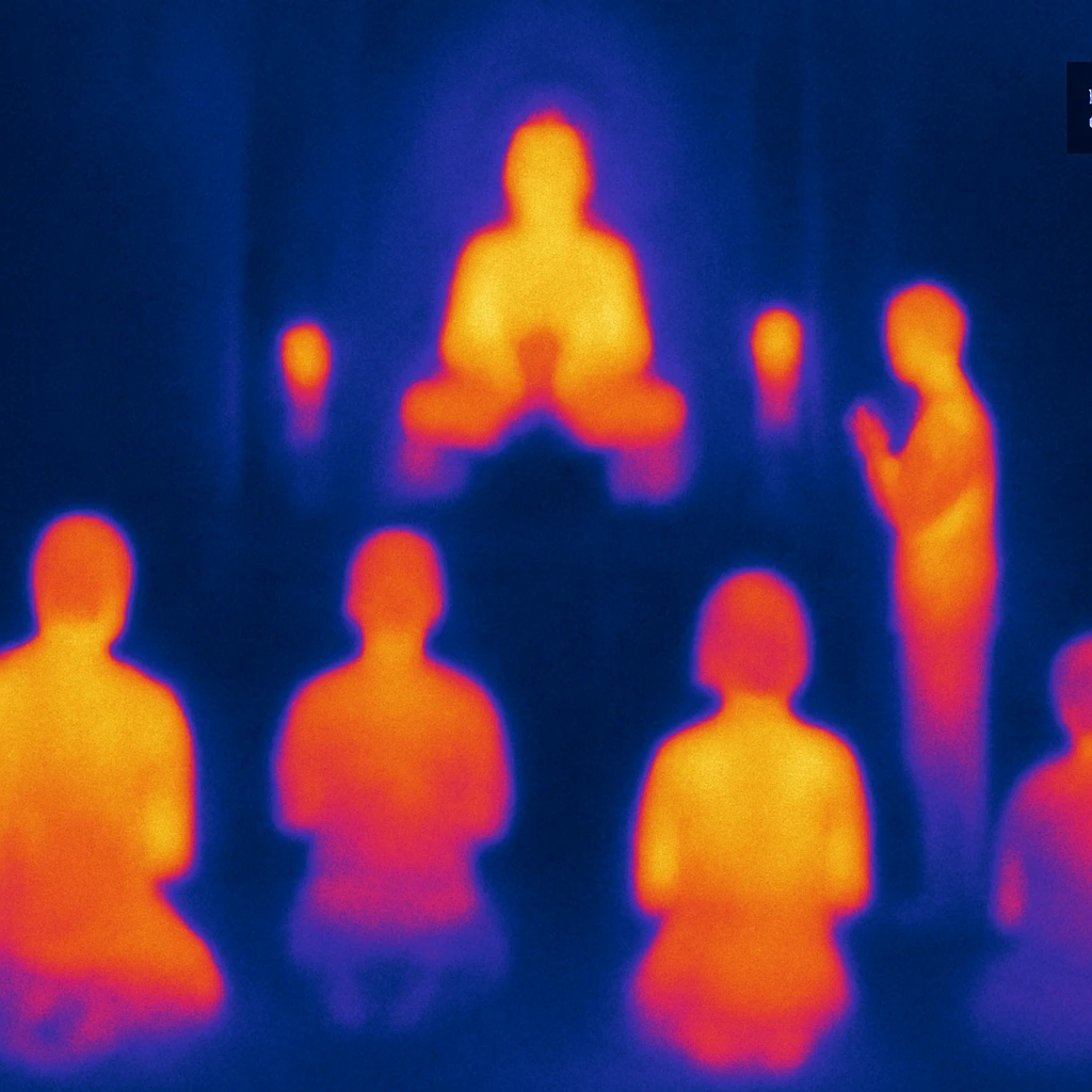 people praying in a Buddhist temple emoji