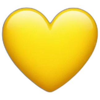 yellow heart emoji