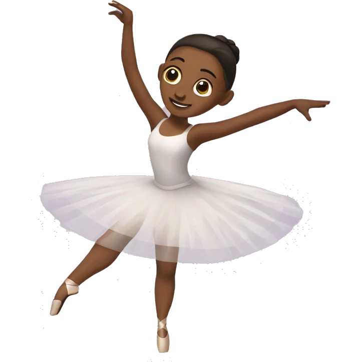 Ballet pirouette emoji