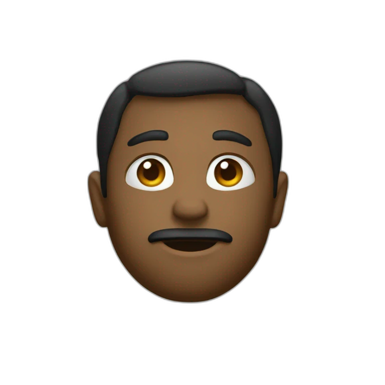 Un intello noir emoji