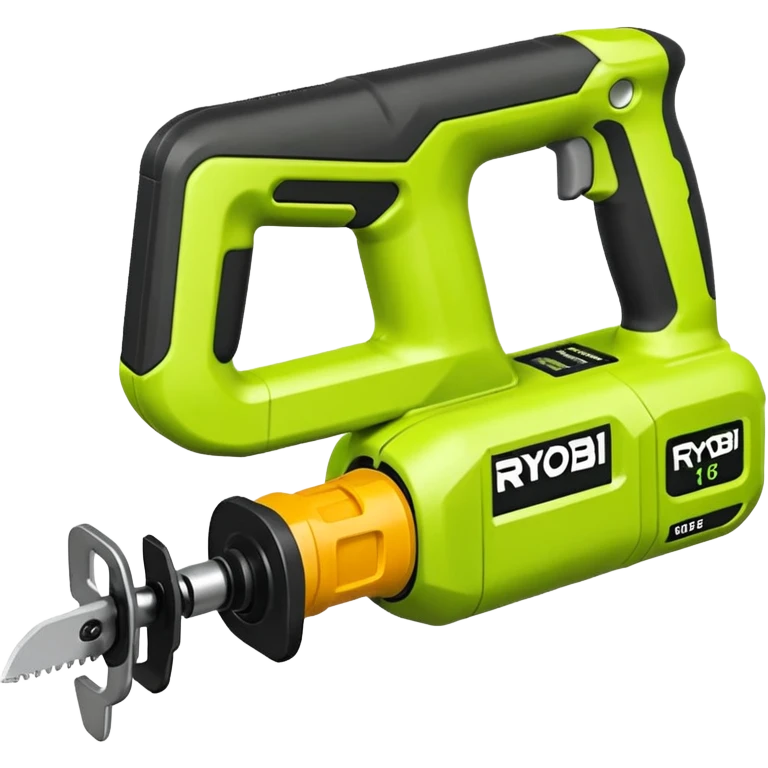 RYOBI ONE+ 18V Cordless Reciprocating saw battery emoji style emoji