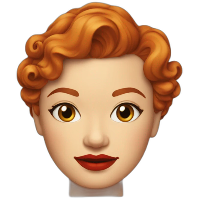 22 years old Red head simone signoret emoji