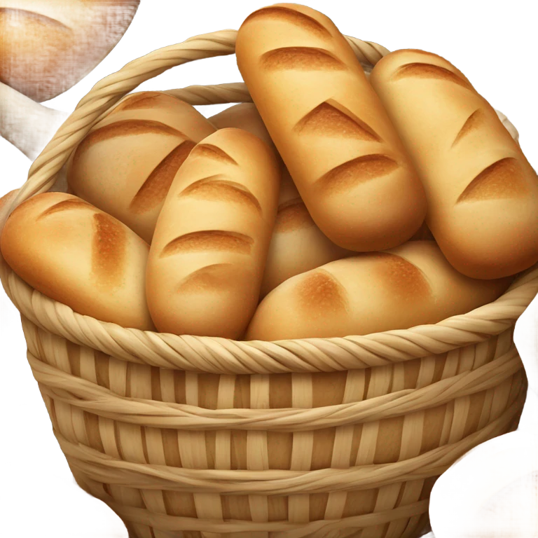 bread with basket emoji