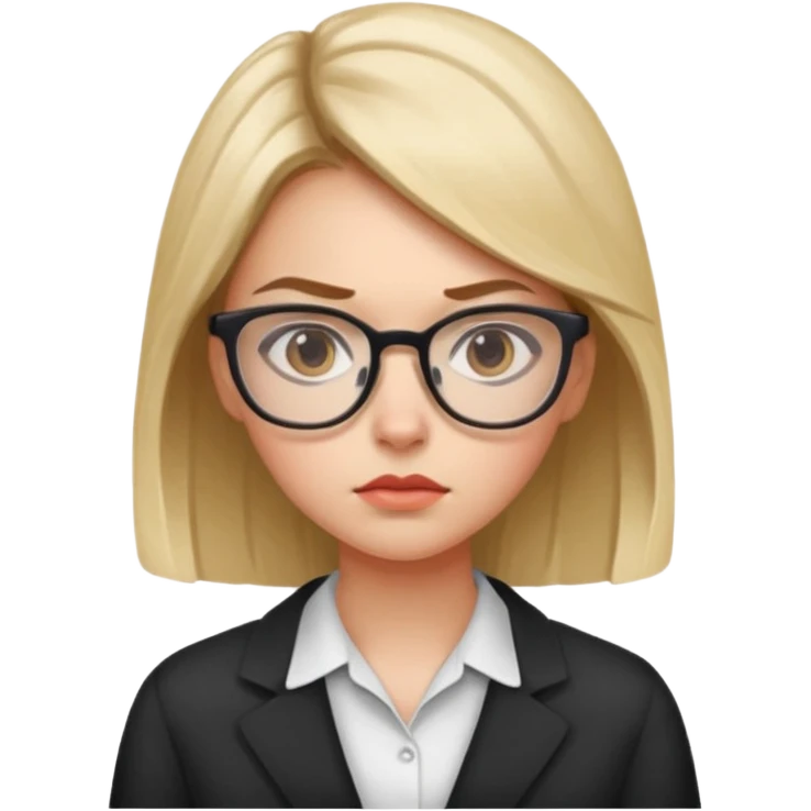 Girl who is trading options emoji