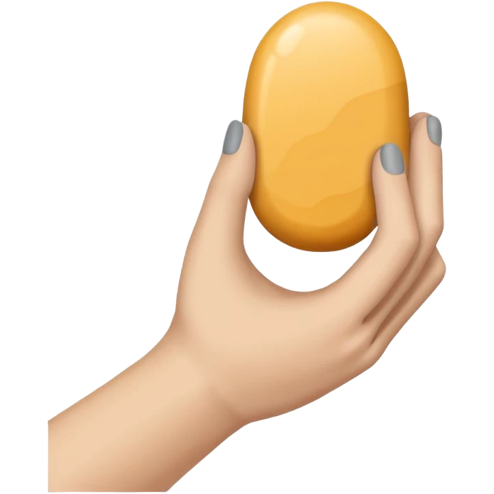 A hand hold something  emoji