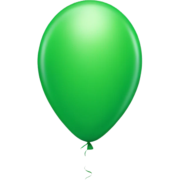 green balloon emoji