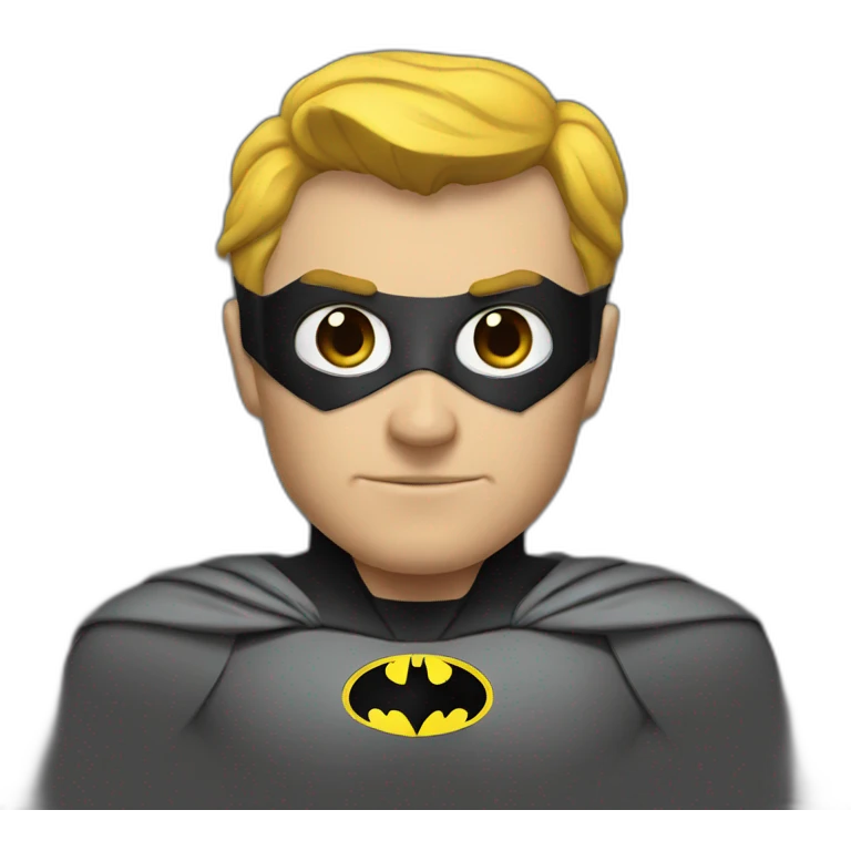 Batman, standing emoji