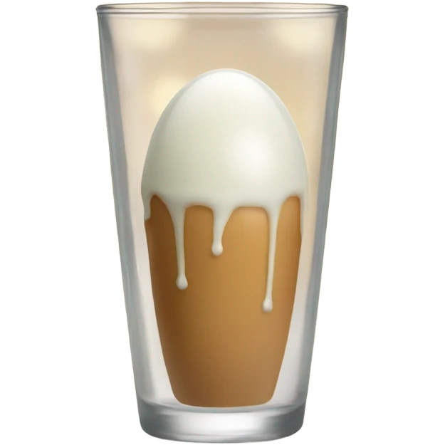 Moose egg nog glass from Christmas vacation emoji