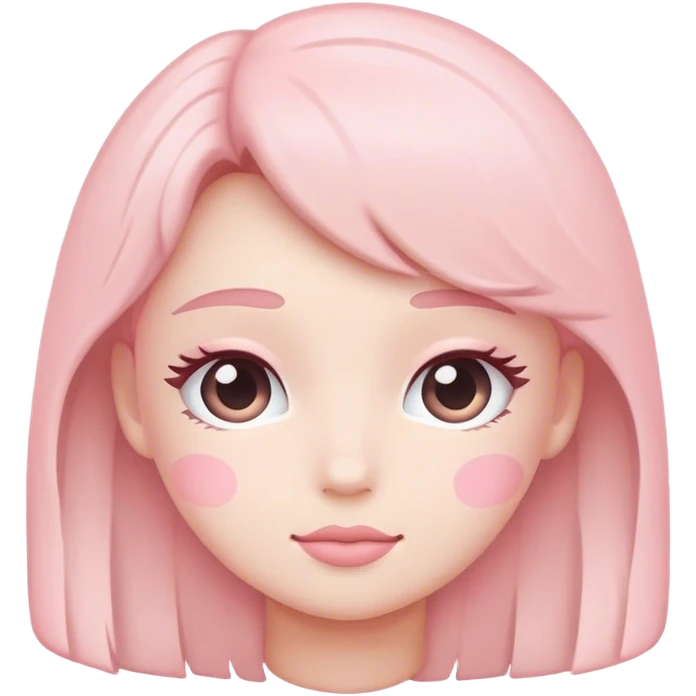 Soft pink emoji
