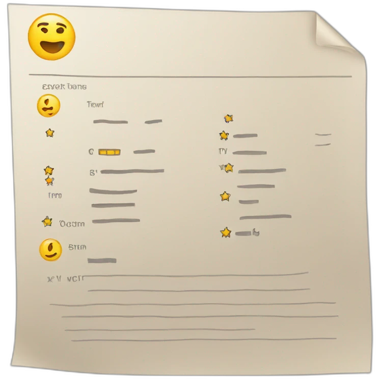 rating form emoji