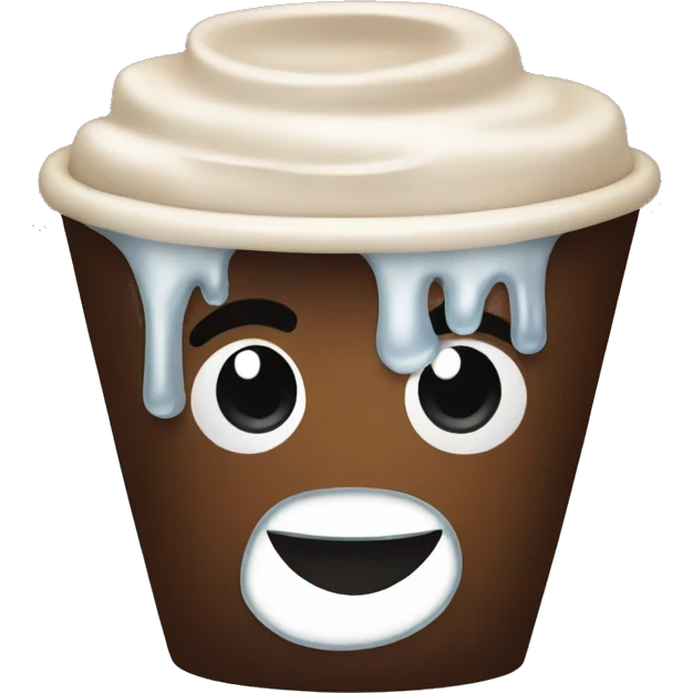 Coffee with ice emoji