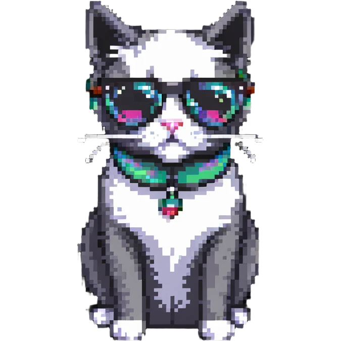 cat wearing sunglasses emoji