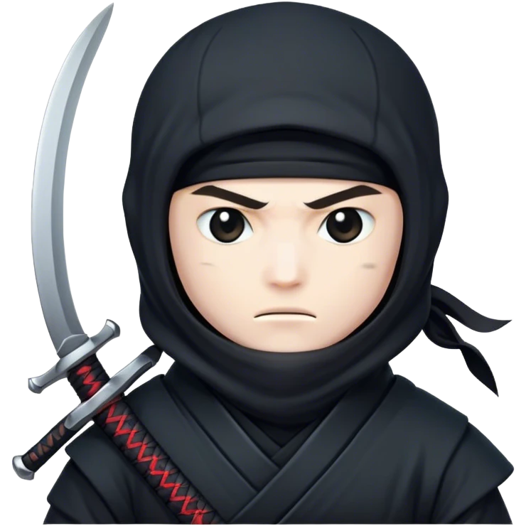 Ninja with a sword  emoji