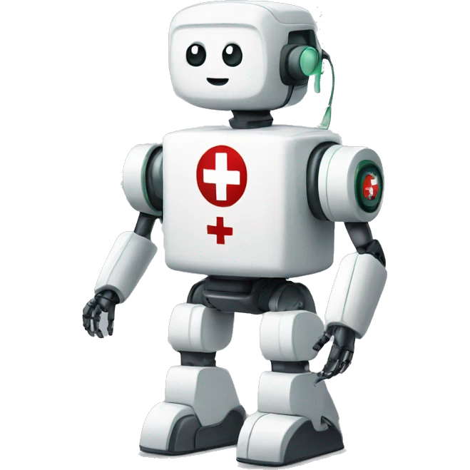 first aid robot emoji