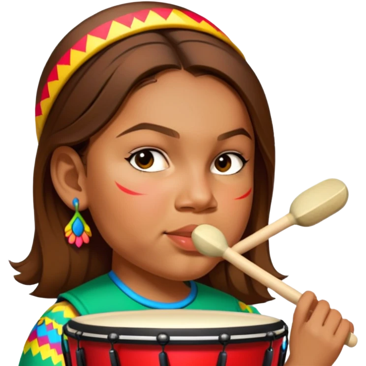Festive Drummer emoji