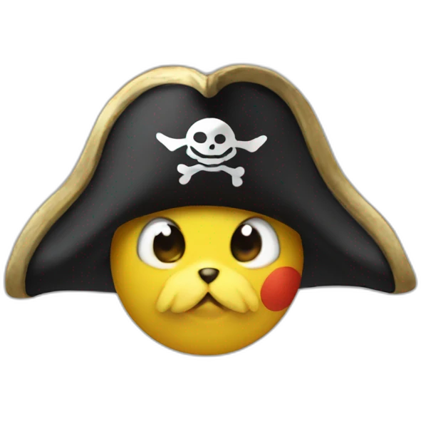 pokemon with a pirate hat emoji