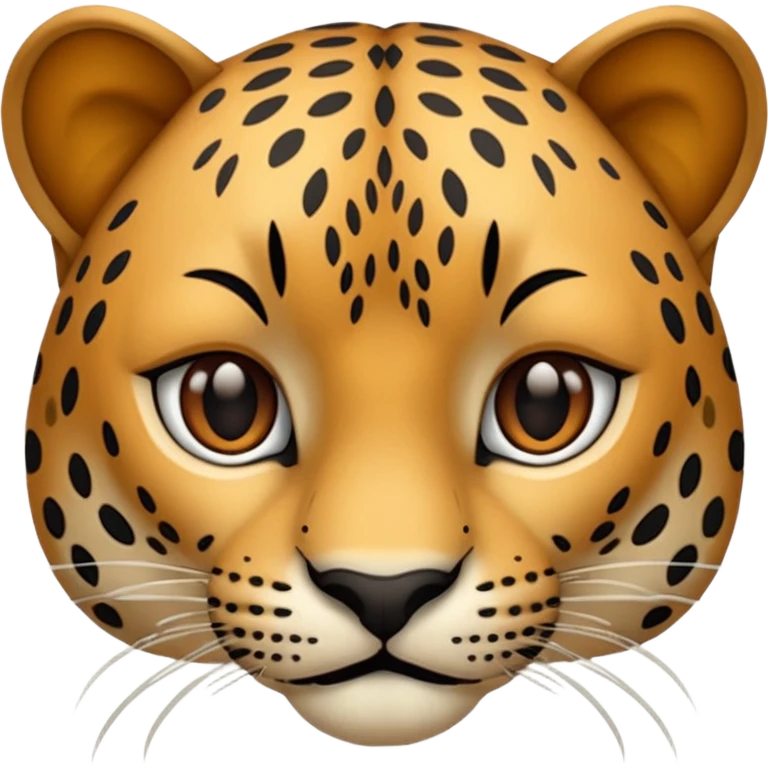 Bisous motif léopard  emoji