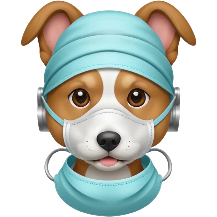 dog Wearing Medical Mask emoji