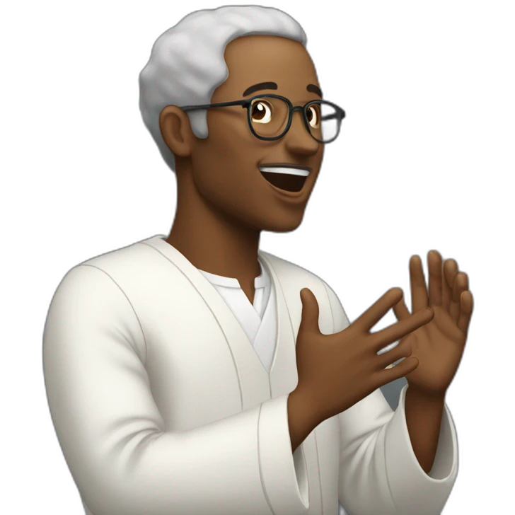 preaching emoji