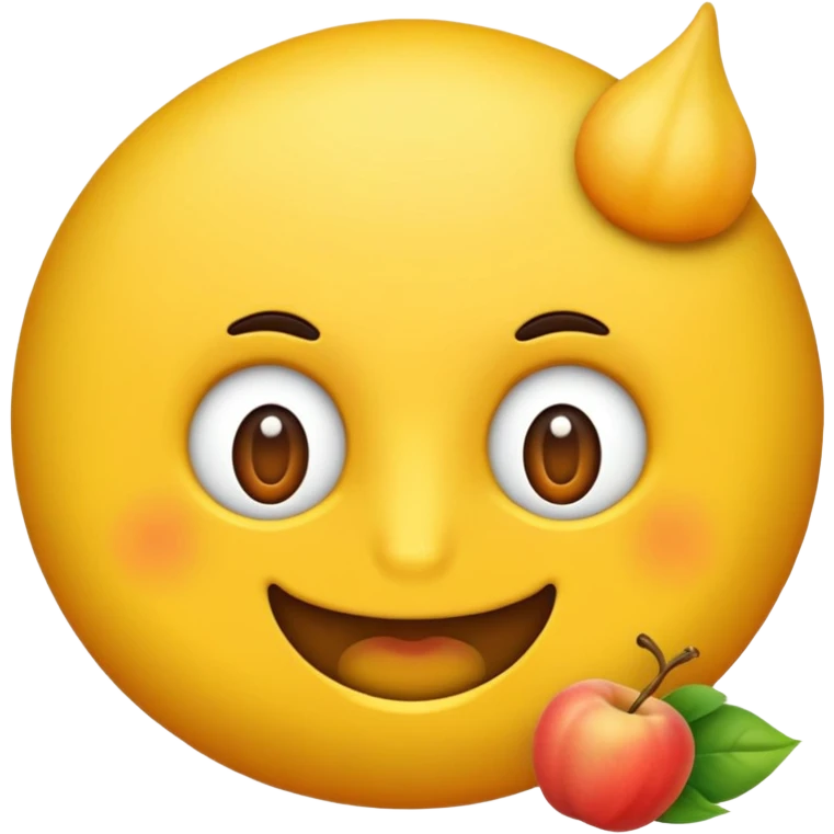Весенний сад с соснами emoji