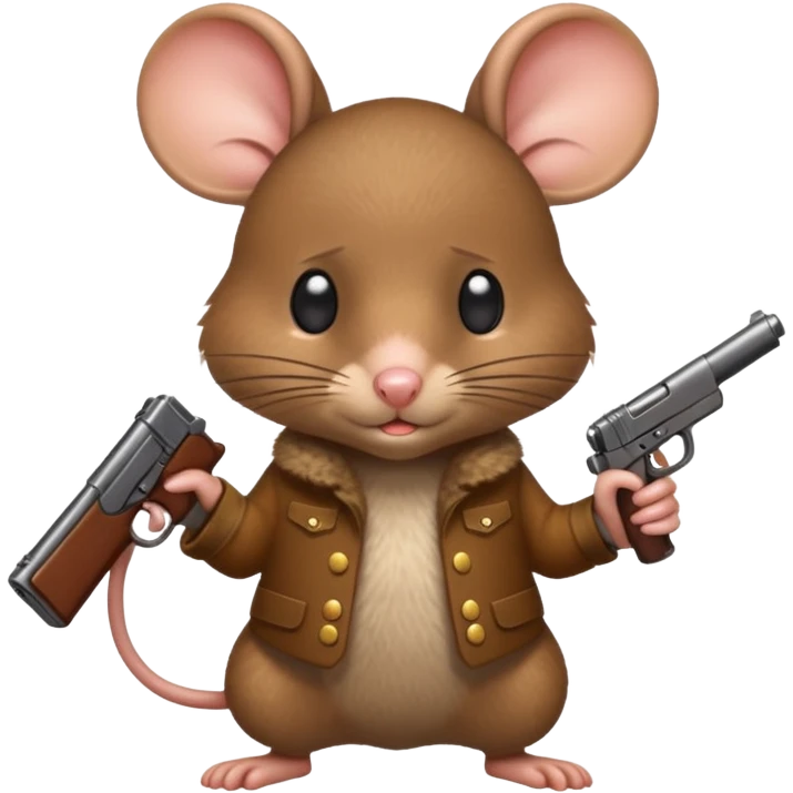 🐁🔫 belico emoji