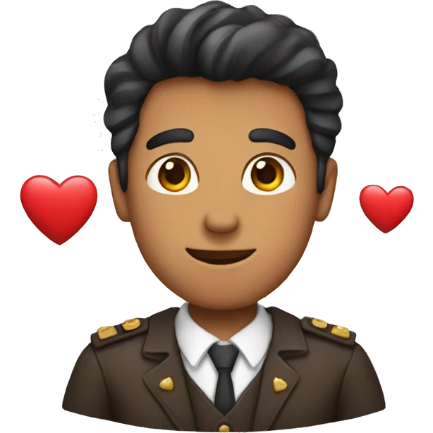 Hombre con un corazón  emoji