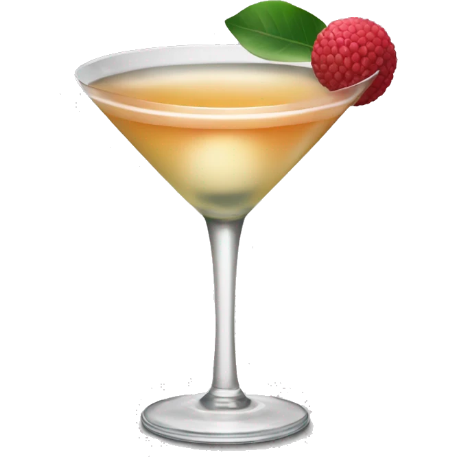 Lychee martini emoji