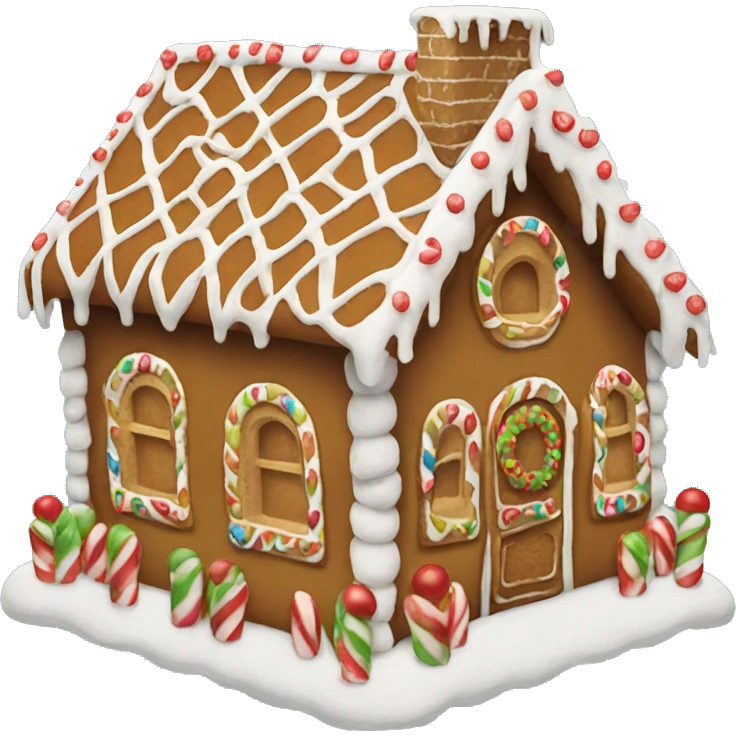 gingerbread house  emoji