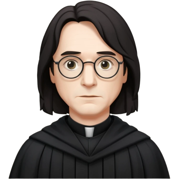 Severus Snape wearing glasses emoji