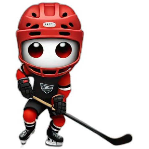 guy in a hockey mask with red running from the eyes emoji
