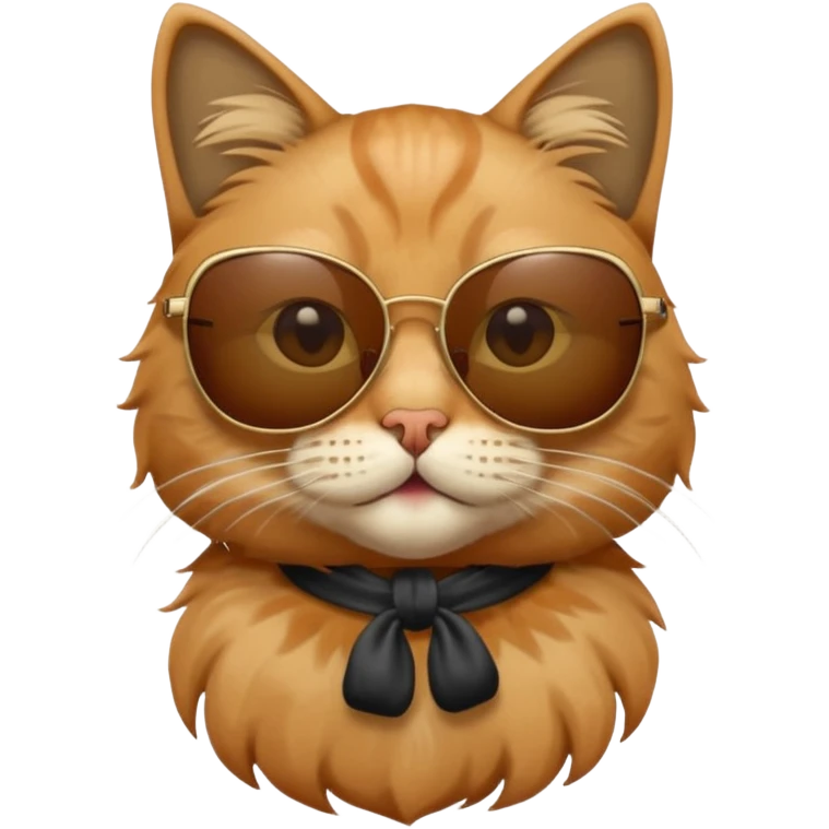 Cat wearing sunglasses emoji
