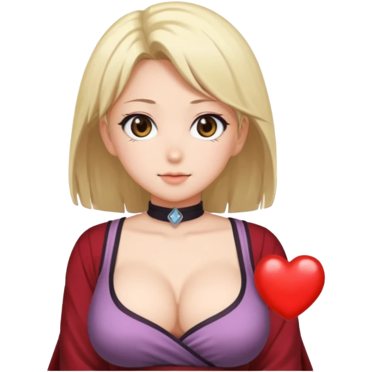 Голоя аниме тянка с большим сиськами  emoji