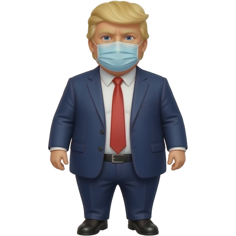 OBESO TRUMP CUERPO COMPLETO SIN MASCARA emoji