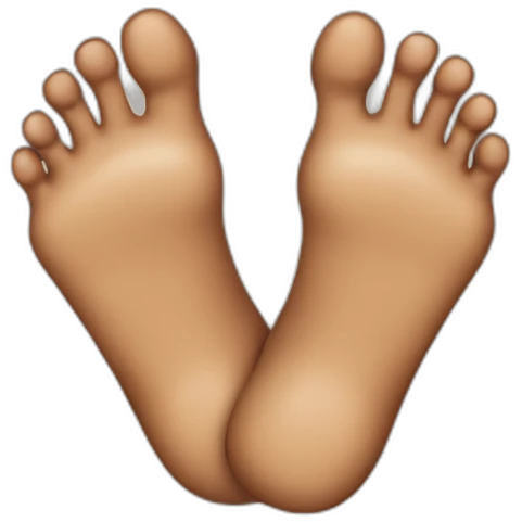 Toes crossed emoji