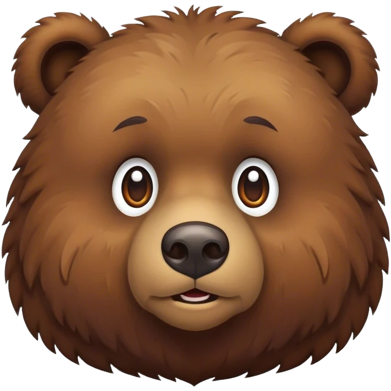fluffy bear emoji