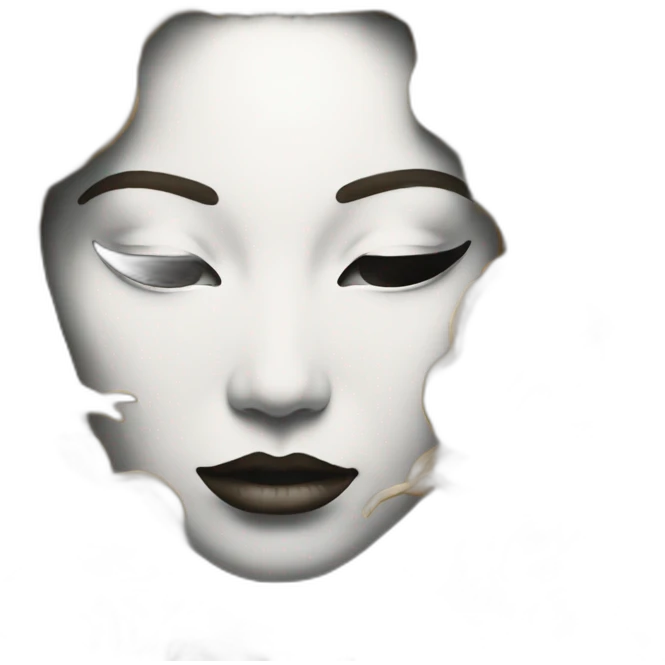 face from the “Awaken My Love!” Album cover emoji