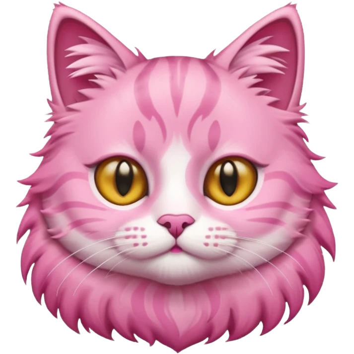 Pink cat emoji