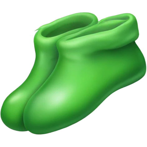 Green smelly feet emoji