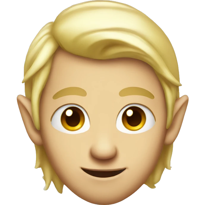 rogue male blonde elf emoji
