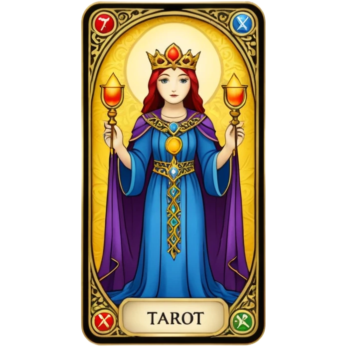 Карта таро emoji