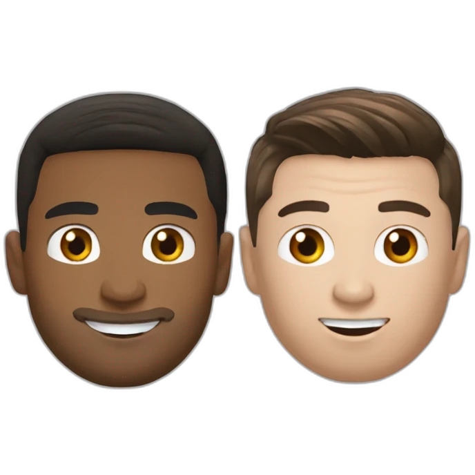 Ronaldo et Messi emoji