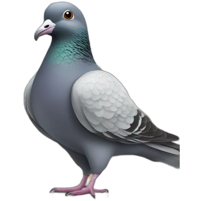 Pigeon shopping emoji