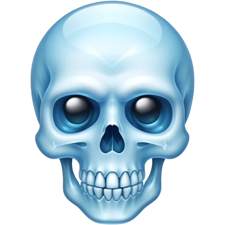 Tête de mort gelé emoji
