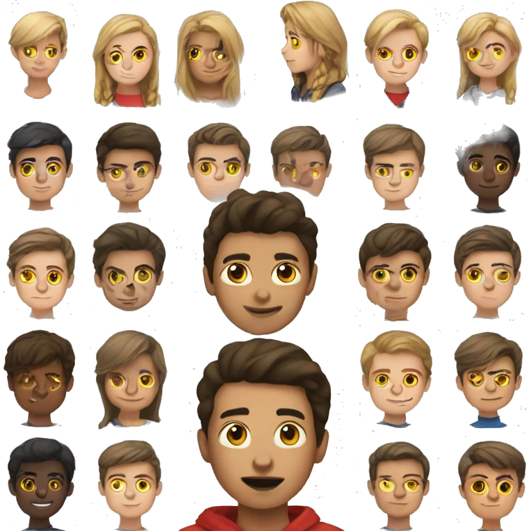 13yo boys roumanian with middle part emoji